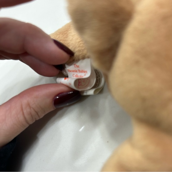 Extremely rare Beanie Babie Spunky with off centre stitching, tag errors, stamp - Picture 7 of 7